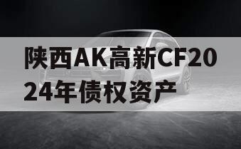 陕西AK高新CF2024年债权资产